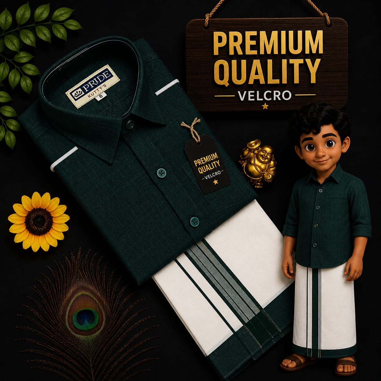 Kids Dhoti Shirt